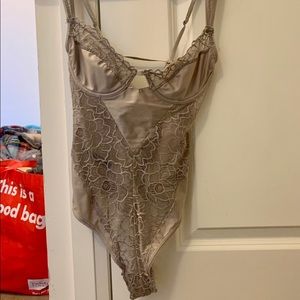 Lingerie silver/ grey bodysuit
